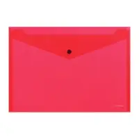 Папка-конверт на кнопке А4, 140 мкм, ErichKrause Fizzy Classic, непрозрачная, микс