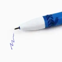 Ручка пиши-стирай, пластик, с колпачком &laquo;С 23 февраля!&raquo;, синяя паста, 0.5 мм