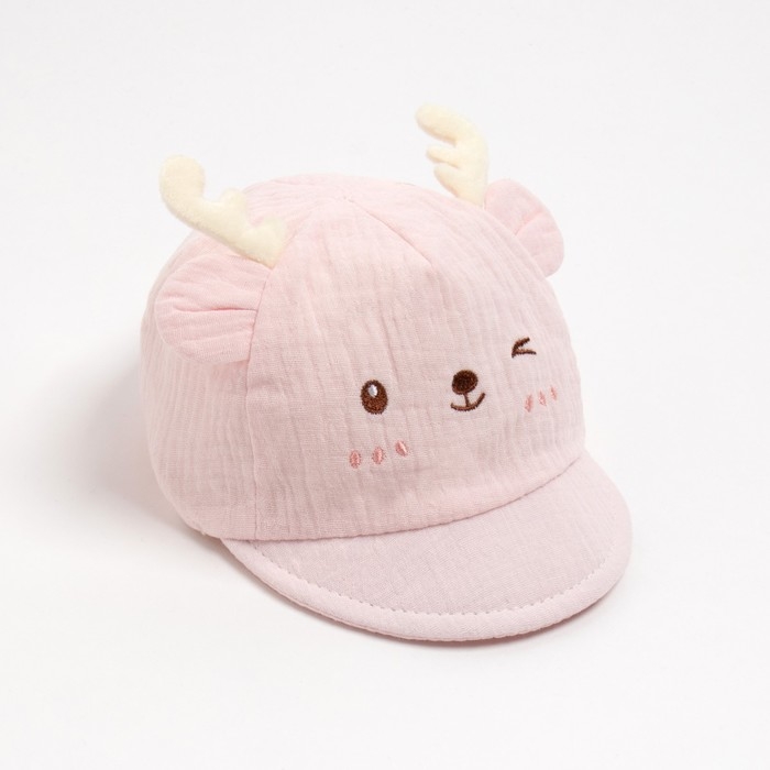 Кепка детская MINAKU, размер 40-42, цвет розовый Кепка детская MINAKU, размер 40-42, цвет розовый