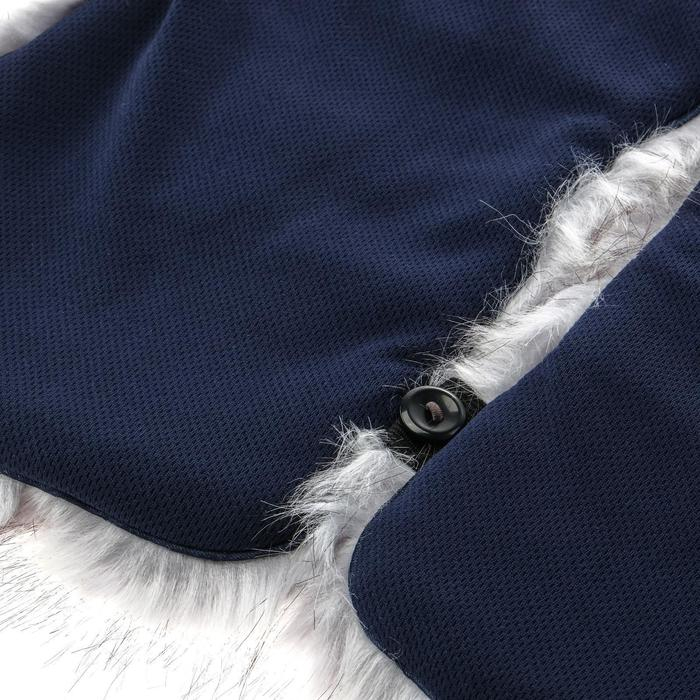 Накидка &laquo;АВТОНЯША&raquo; для детского автокресла, Кошечка, светло-серая