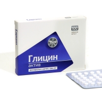 Глицин -актив 100 таблеток * 0,1 г Глицин -актив 100 таблеток * 0,1 г