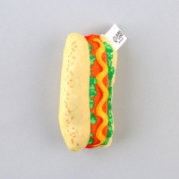 Игрушка для кошек с мятой &laquo;Хот-дог&raquo; из текстиля, 9х5,3 см
