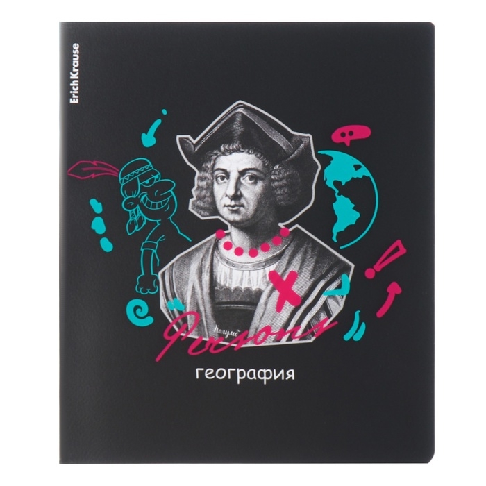 Комплект предметных тетрадей 48 листов, 12 штук, ErichKrause Persons, пластиковая обложка, мелованный картон, блок офсет 100% белизна, инфо-блок