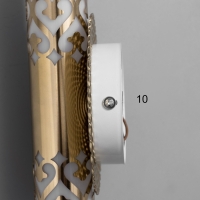 Бра "Нанта" LED 3000К золото 21,5х15х15см Бра "Нанта" LED 3000К золото 21,5х15х15см