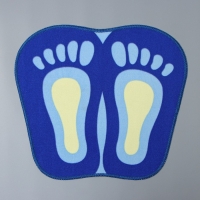 Коврик для дома &laquo;Доляна. Следы&raquo;, 44&times;49 см, МИКС