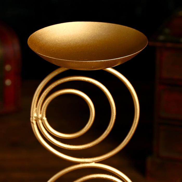 Подсвечник Подсвечник "Астор" металл. 11х11х35 см