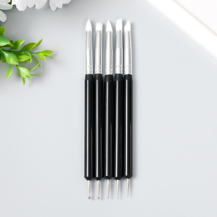 Инструменты для модел-ния и придания формы набор 5 шт 15 см пластик, резина, металл Инструменты для модел-ния и придания формы набор 5 шт 15 см пластик, резина, металл