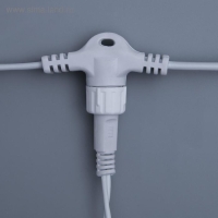 Гирлянда &laquo;Занавес&raquo; 2 &times; 6 м, IP44, УМС, белая нить, 1440 LED, свечение тёплое белое, 220 В