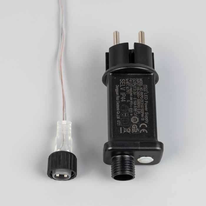 Светодиодная фигура &laquo;Ёлка&raquo; 3.5 м, пластик, 9 нитей, 220 В, свечение зелёное