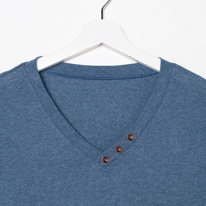 Комплект (лонгслив,брюки) мужской, цвет тёмно-синий, размер 58