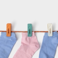 Прищепки бельевые Доляна, 20 шт, верёвка бельевая 13 м, 6,5&times;2,3 см, ширина низа 3,8 см