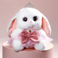 Мягкая игрушка &laquo;Зайка Ла-Пу-Ля&raquo;, в платье, с короной