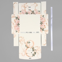 Коробка подарочная складная, упаковка, &laquo;8 марта, золото&raquo;, 20 х 18 х 5 см