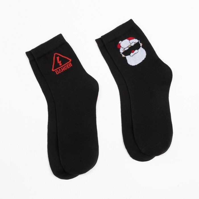 Набор новогодних мужских носков KAFTAN Набор новогодних мужских носков KAFTAN "Danger" р. 41-44
