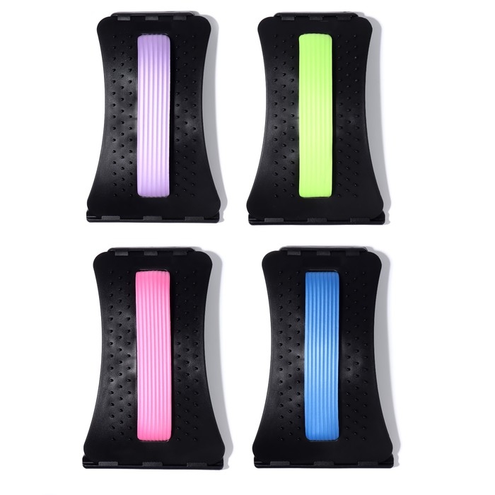 Массажёр для спины, четырёхуровневый, 37 &times; 24,5 см, цвет МИКС