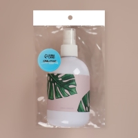 Бутылочка для хранения, с распылителем &laquo;Тропики&raquo;, 300 мл, цвет белый