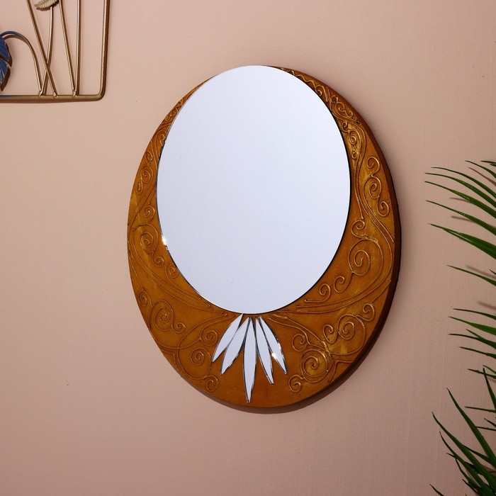 Зеркало 30 см, дерево Зеркало 30 см, дерево
