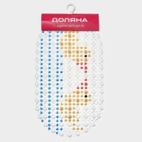 Коврик противоскользящий в ванну Доляна &laquo;Влюблённые уточки&raquo;, на присосках, 35&times;65 см