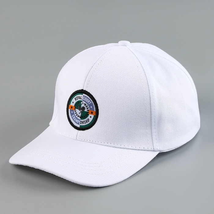 Кепка детская для девочки Championship, цвет белый, р-р 52-54, 5-7 лет Кепка детская для девочки Championship, цвет белый, р-р 52-54, 5-7 лет