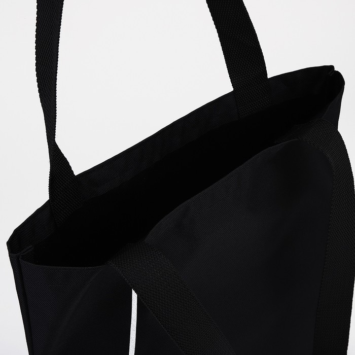 Сумка шопер «Кеды», 35х0.5х40 см, отд без молнии, без подклада, чёрная Сумка шопер «Кеды», 35х0.5х40 см, отд без молнии, без подклада, чёрная