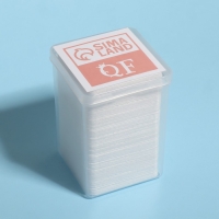 Салфетки для маникюра, безворсовые, с перфорацией, в пластиковом футляре, 175 шт, 5 &times; 5 см