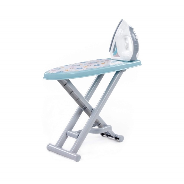 Игровой набор &laquo;Утюжок №3&raquo; с гладильной доской, серо-голубой