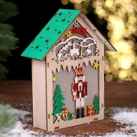 Новогодний декор с подсветкой &laquo;Щелкунчик&raquo; 15 &times; 5,5 &times; 18 см