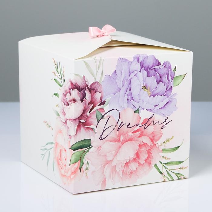 Коробка подарочная складная, упаковка, «Dreams», 18 х 18 х 18 см Коробка подарочная складная, упаковка, «Dreams», 18 х 18 х 18 см