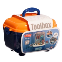 Набор детских инструментов «Ремесленник», в чемодане, 24 элемента Набор детских инструментов «Ремесленник», в чемодане, 24 элемента