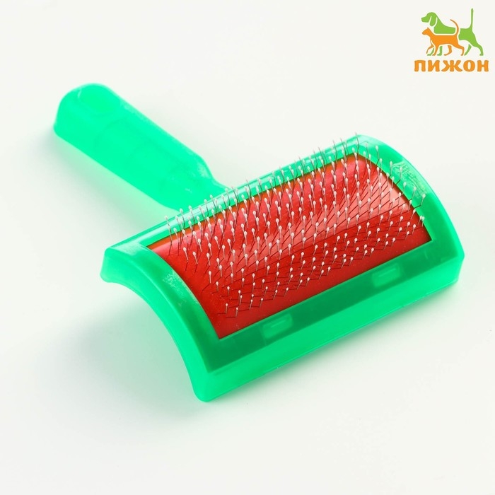 Пуходерка полукруглая средняя с каплями, 10 х 13 см, зелёная Пуходерка полукруглая средняя с каплями, 10 х 13 см, зелёная