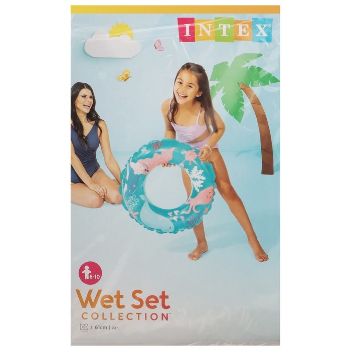 Мяч пляжный «Узоры», d=51 см, от 3 лет, цвет МИКС, 59040NP INTEX Мяч пляжный «Узоры», d=51 см, от 3 лет, цвет МИКС, 59040NP INTEX