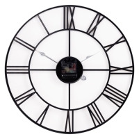 Часы настенные, интерьерные "Классика", бесшумные, d-45.5 см Часы настенные, интерьерные "Классика", бесшумные, d-45.5 см