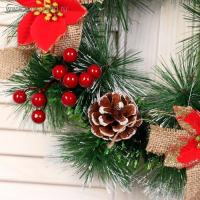 Венок новогодний d-30 см "Цветочное эко" Венок новогодний d-30 см "Цветочное эко"
