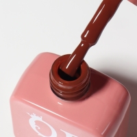 Гель лак для ногтей &laquo;SIMPLE&raquo;, 3-х фазный, 10 мл, LED/UV, цвет коричневый (124)