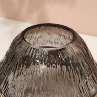 Ваза для цветов &laquo;Фьюжн&raquo; из прозрачного стекла 19 х 18,5 х 18,5 см