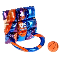 Набор с фольгированными шарами &laquo;Баскетбол&raquo;, под воздух