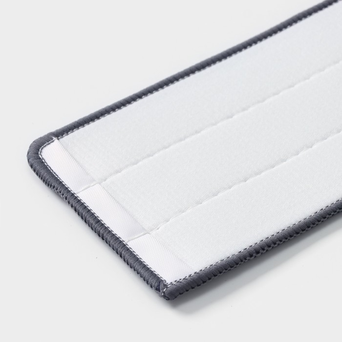 Насадка для швабры Доляна, на липучке, микрофибра, 32&times;12,5 см