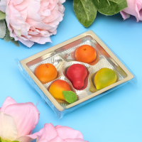 Конфеты Grondard с корпусом из марципана &laquo;Миндальное лакомство&raquo; фрукты, 100 г