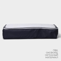 Кофр для хранения вещей LaDо́m, 80&times;45&times;15 см, цвет графитовый