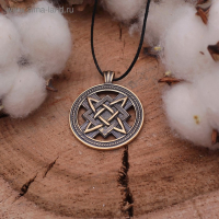 Символ предков из ювелирной бронзы &laquo;Квадрат Сварога&raquo;, 68 см