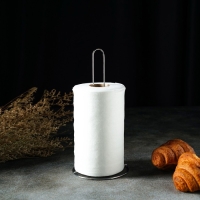 Держатель для бумажных полотенец Доляна, 13,5&times;13,5&times;28 см, цвет хром