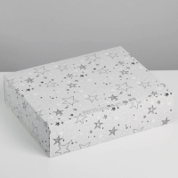 Коробка подарочная, упаковка, &laquo;Для тебя хоть звёзды&raquo;, 31 х 24.5 х 8 см, БЕЗ ЛЕНТЫ