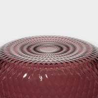 Тарелка глубокая стеклянная &laquo;Идиллия&raquo;, d=18 см, цвет лилак