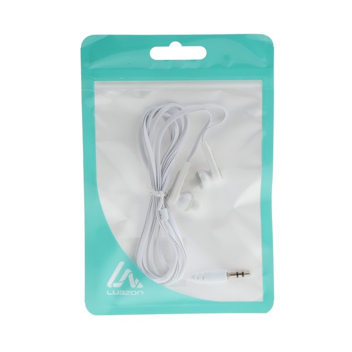 Наушники Luazon W-26, вакуумные, белые