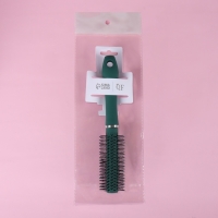 Брашинг, прорезиненная ручка, d = 1,8/4 &times; 22 см, цвет бирюзовый