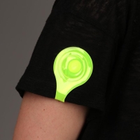 Светоотражающая клипса на магните, 5 &times; 15 см, цвет жёлтый