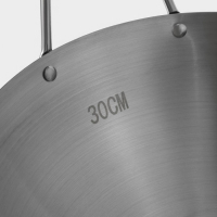 Сковорода-Wok Hanna Kn&ouml;vell из нержавеющей стали Chief, d=30 см, с ручкой