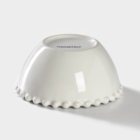 Миска фарфоровая Magistro &laquo;Лакомка&raquo;, 200 мл, d=11 см, цвет белый