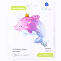 Шар фольгированный 27" &laquo;Дельфин&raquo;, фигура