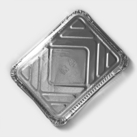 Формы для выпечки и запекания Доляна, набор 2 шт., 1.04 л, 22.5&times;18&times;4.5 см, фольга, серебристые